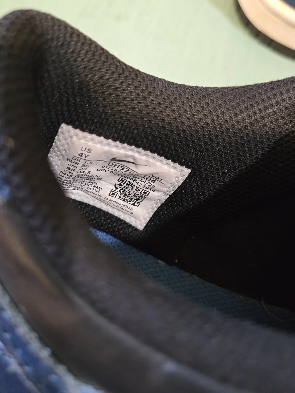 Nike Low-Top Sneakers in Black, White & Blue